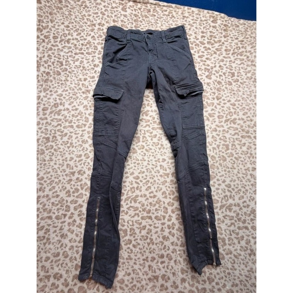 J Brand Houlihan Skinny Cargo Pants - Sharkskin Gray - Size 25